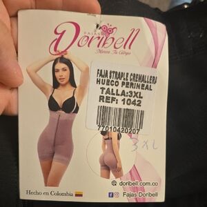 Doribell Women's Colombiana Shapewear Faja Straple Cremallera